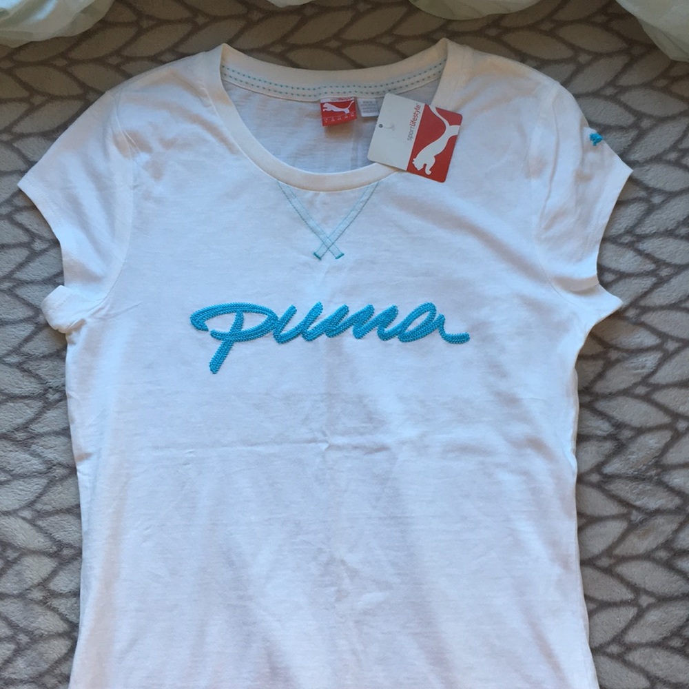 NWT puma embroidered short sleeve